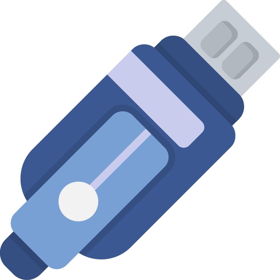 Usb Flat Icon vector
