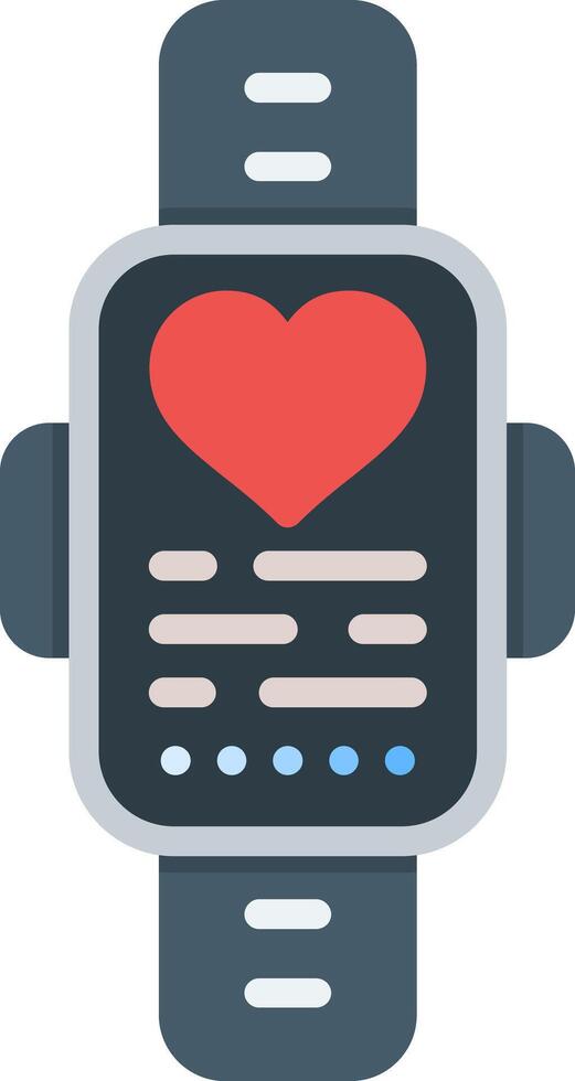 Smart Bracelet Flat Icon vector