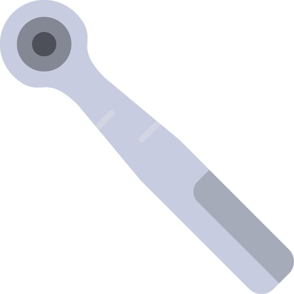 Socket Wrench Flat Icon vector