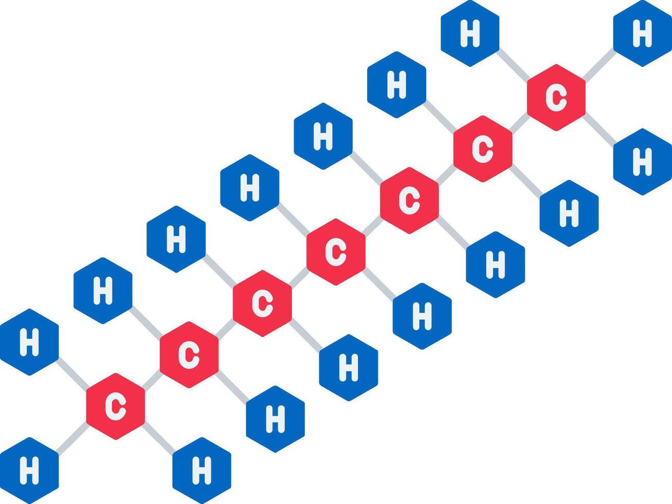 Heptane Flat Icon vector