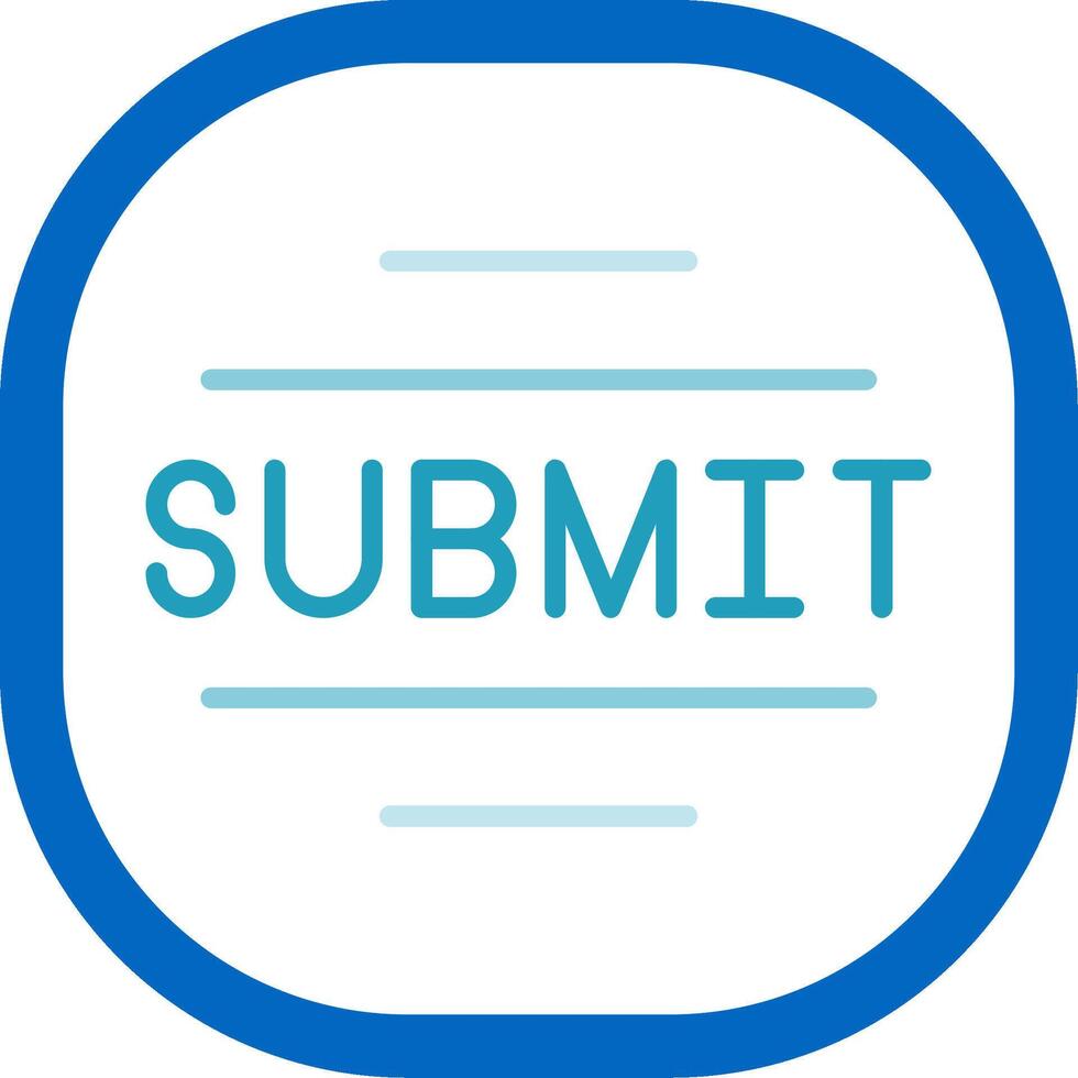 Submit Flat Icon vector