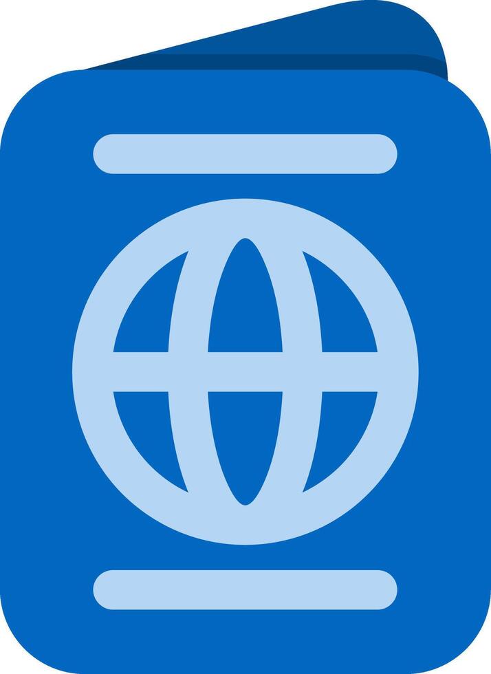 Visa Flat Icon vector