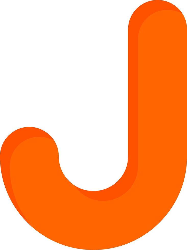 Capital J Icon vector