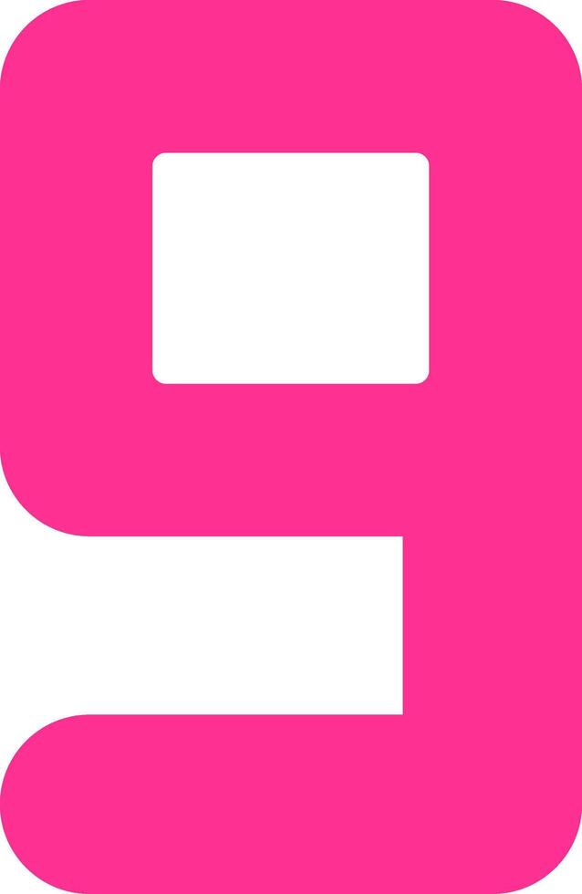 Nine Flat Icon vector