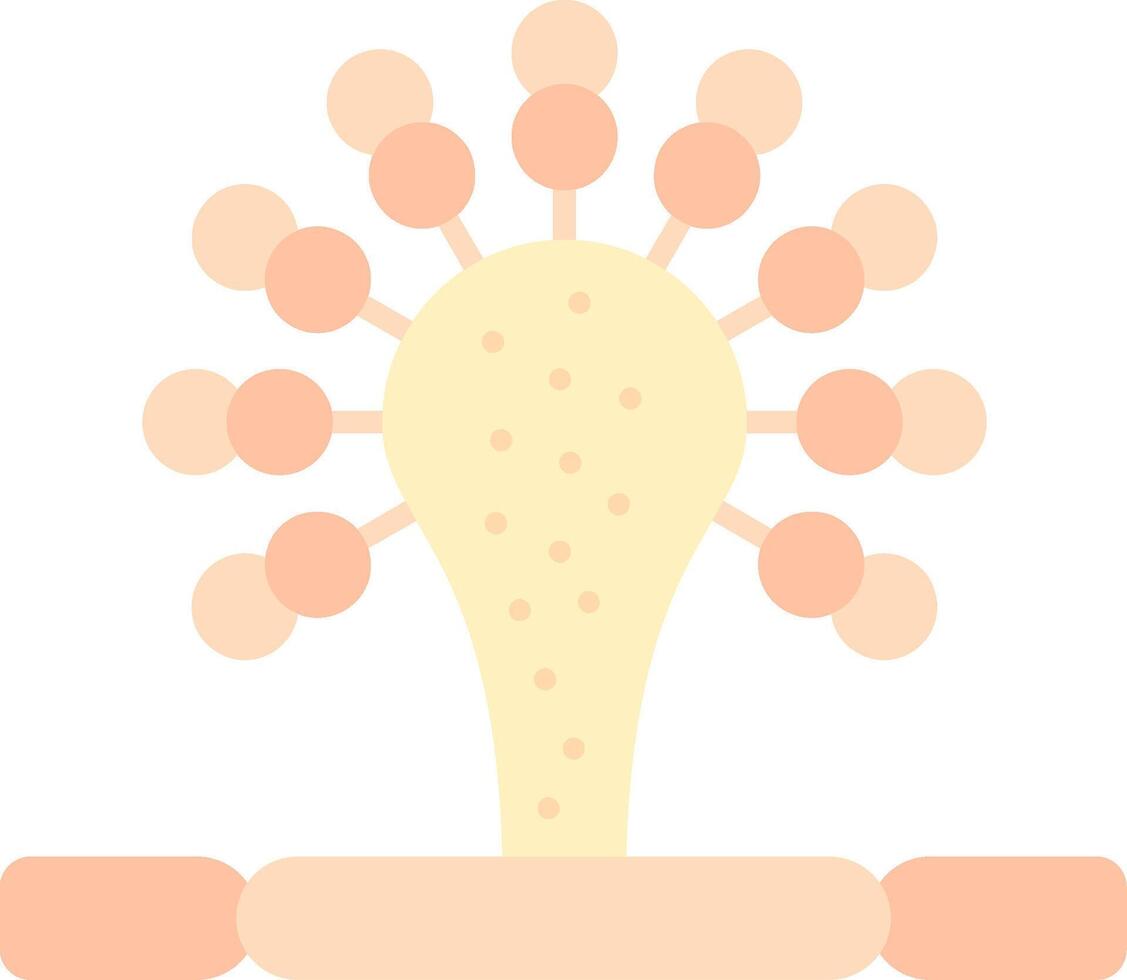 Aspergillus Flat Icon vector