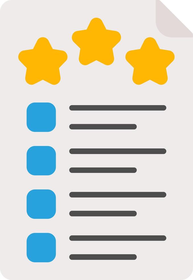 Feedback Form Flat Icon vector