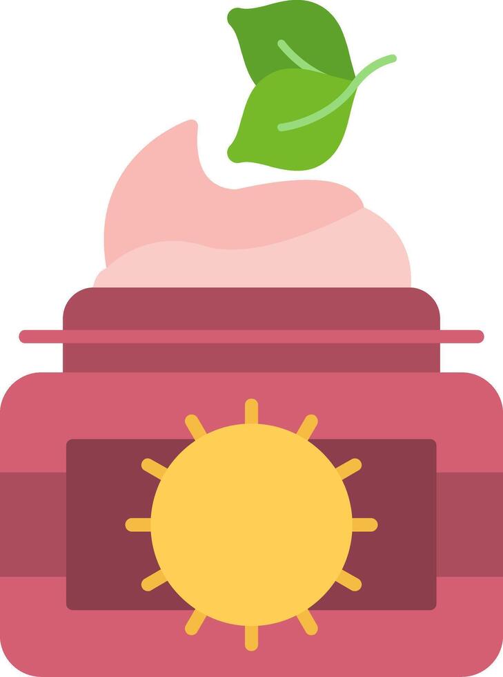 Day Cream Flat Icon vector