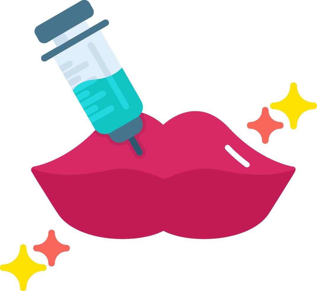 Botox Flat Icon vector