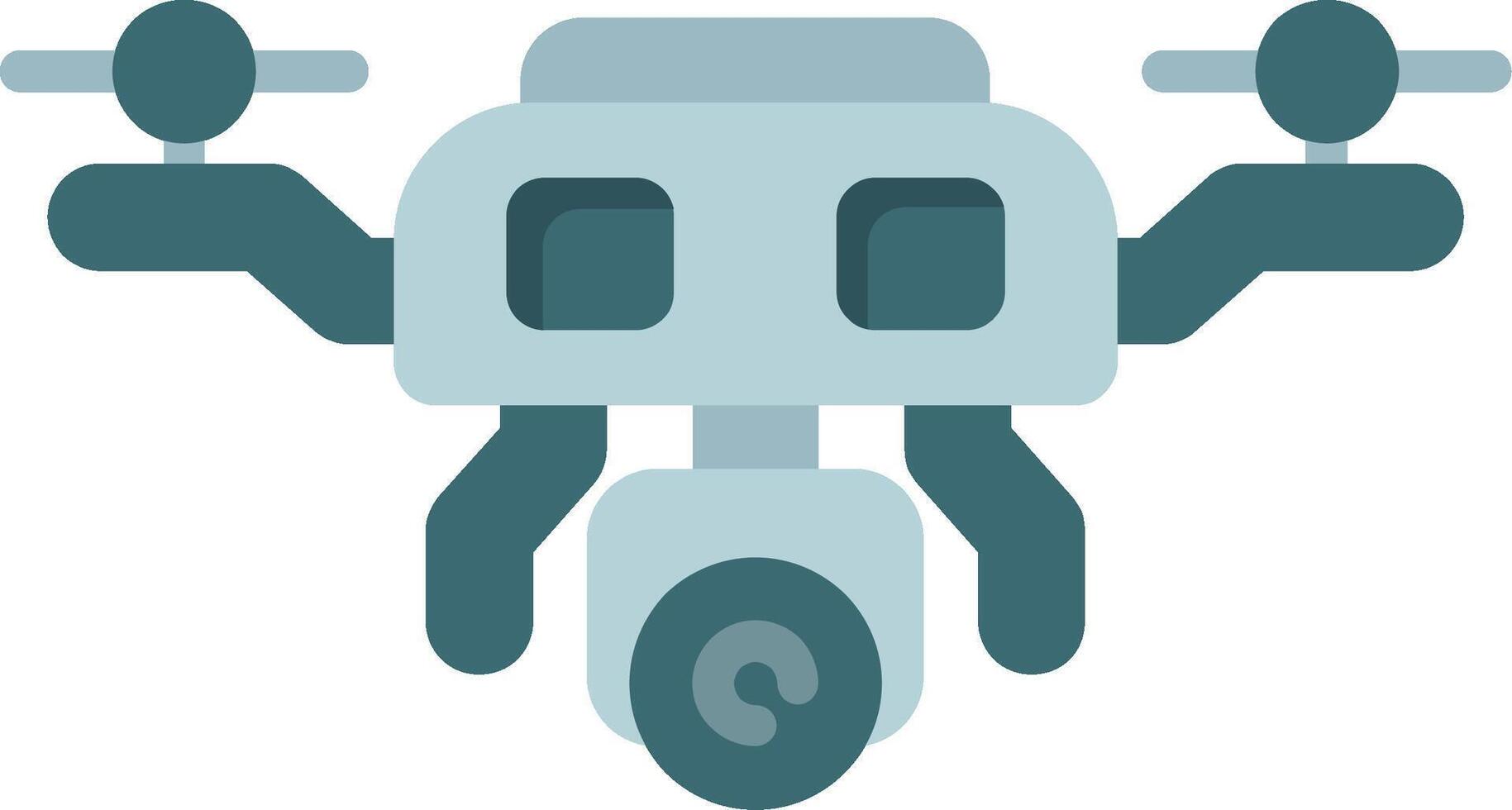 Drone Flat Icon vector