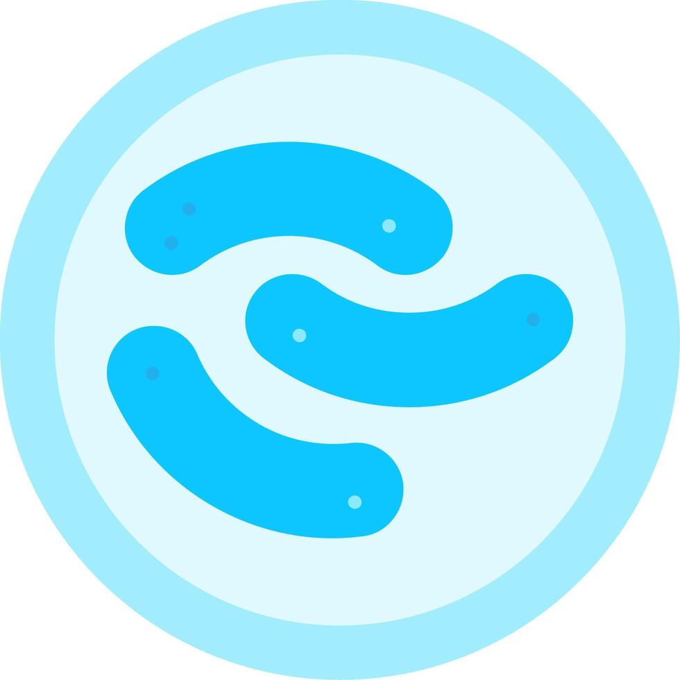 Lactobacillus Flat Icon vector