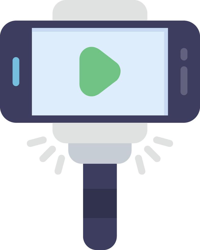 Vlog Flat Icon vector