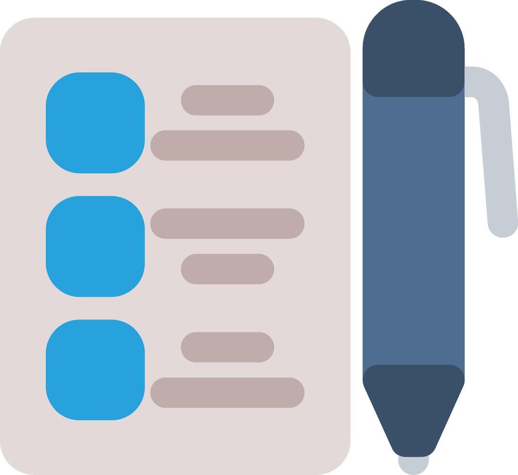 Form Flat Icon vector