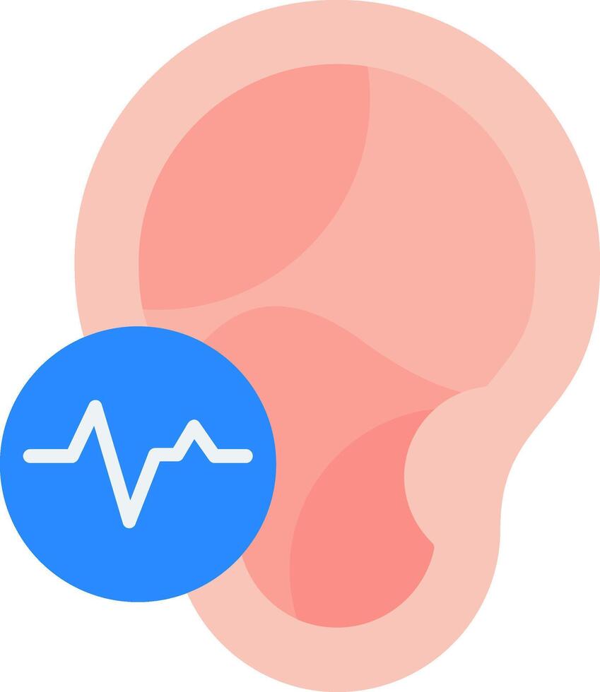 Noise Exposure Flat Icon vector