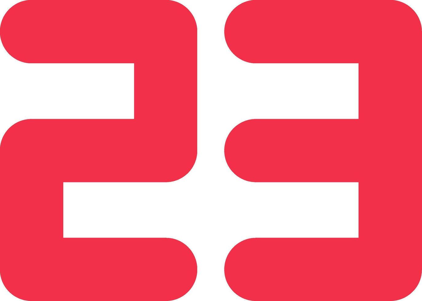 Twenty Three Flat Icon vector