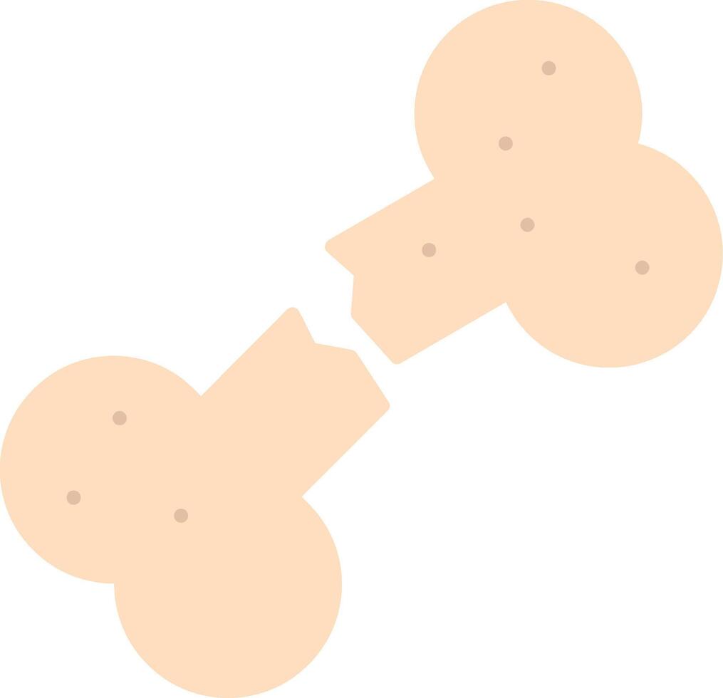 Fracture Flat Icon vector