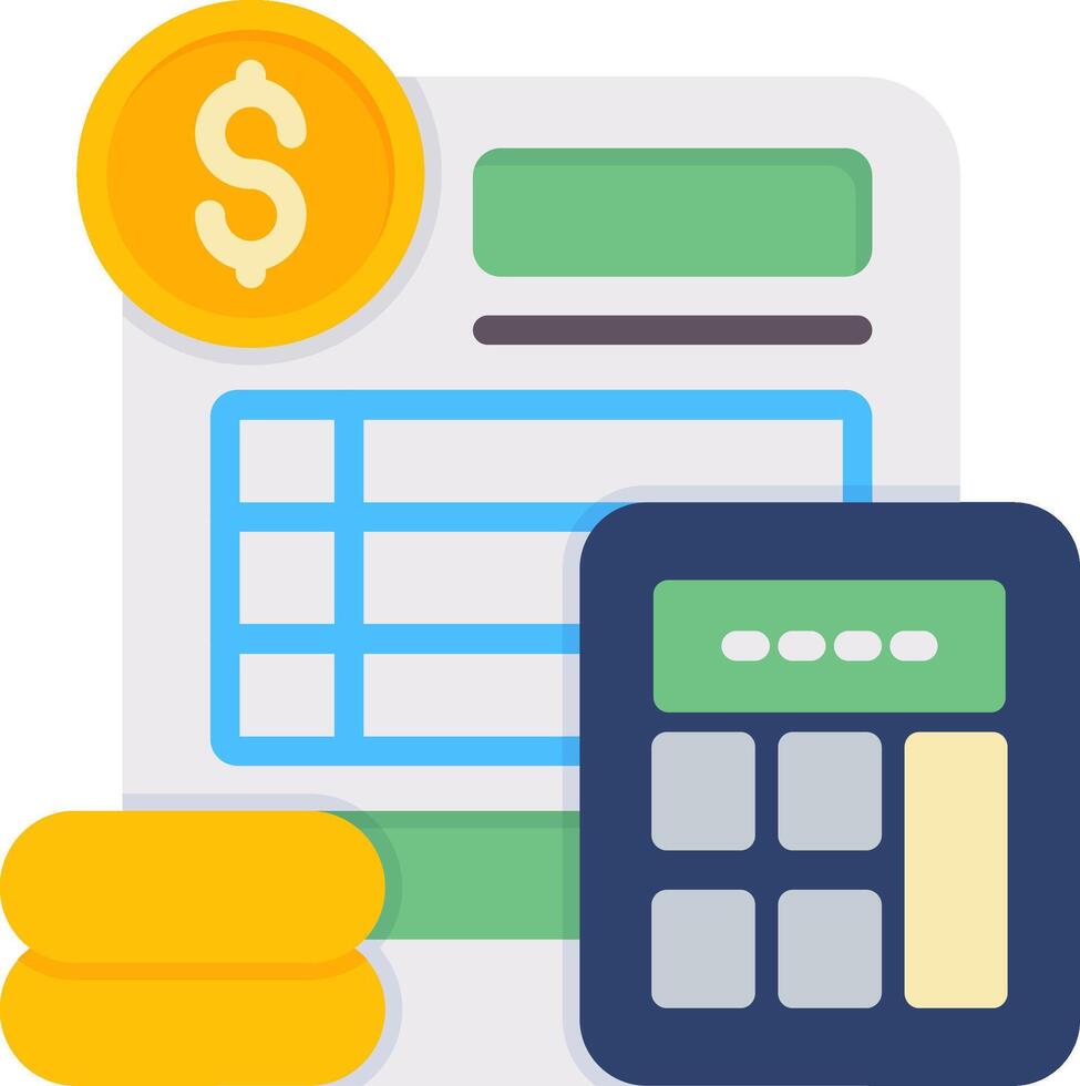 Finance Flat Icon vector