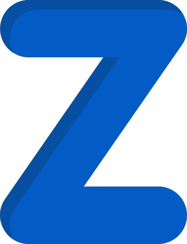 Capital Z Icon vector