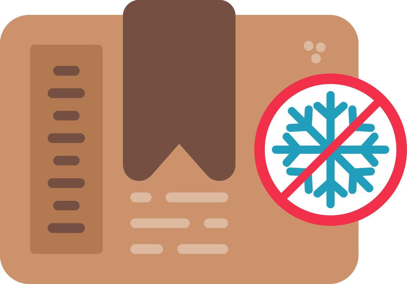 Do Not Freeze Flat Icon vector