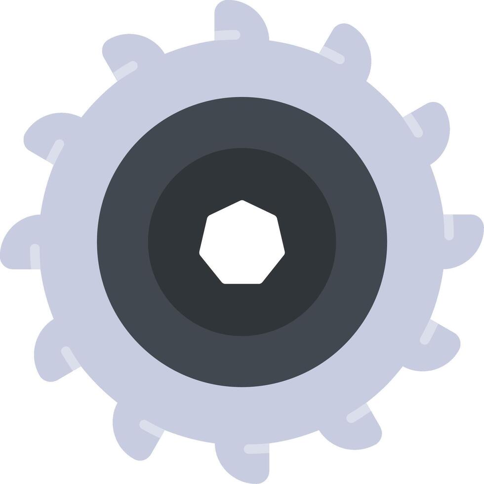 Miter Saw Flat Icon vector
