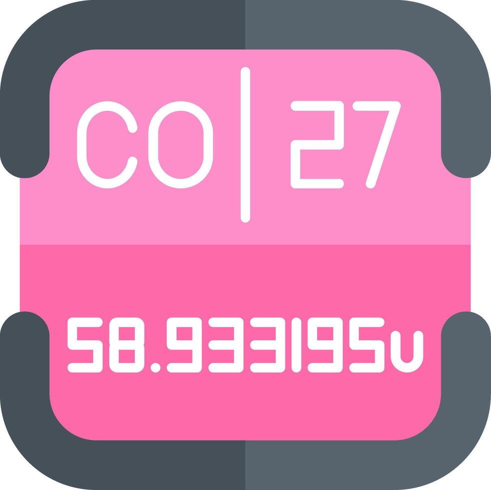 Cobalt Periodic Table Element vector