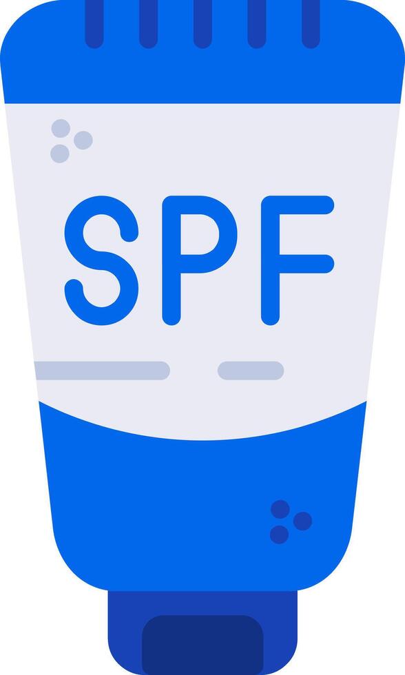 Sunscreen Flat Icon vector
