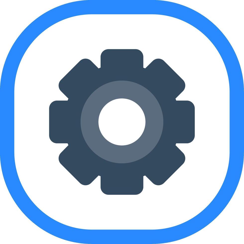 Settings Flat Icon vector