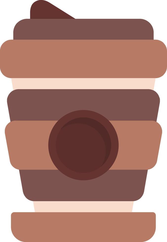Coffee Cup Flat Icon vector