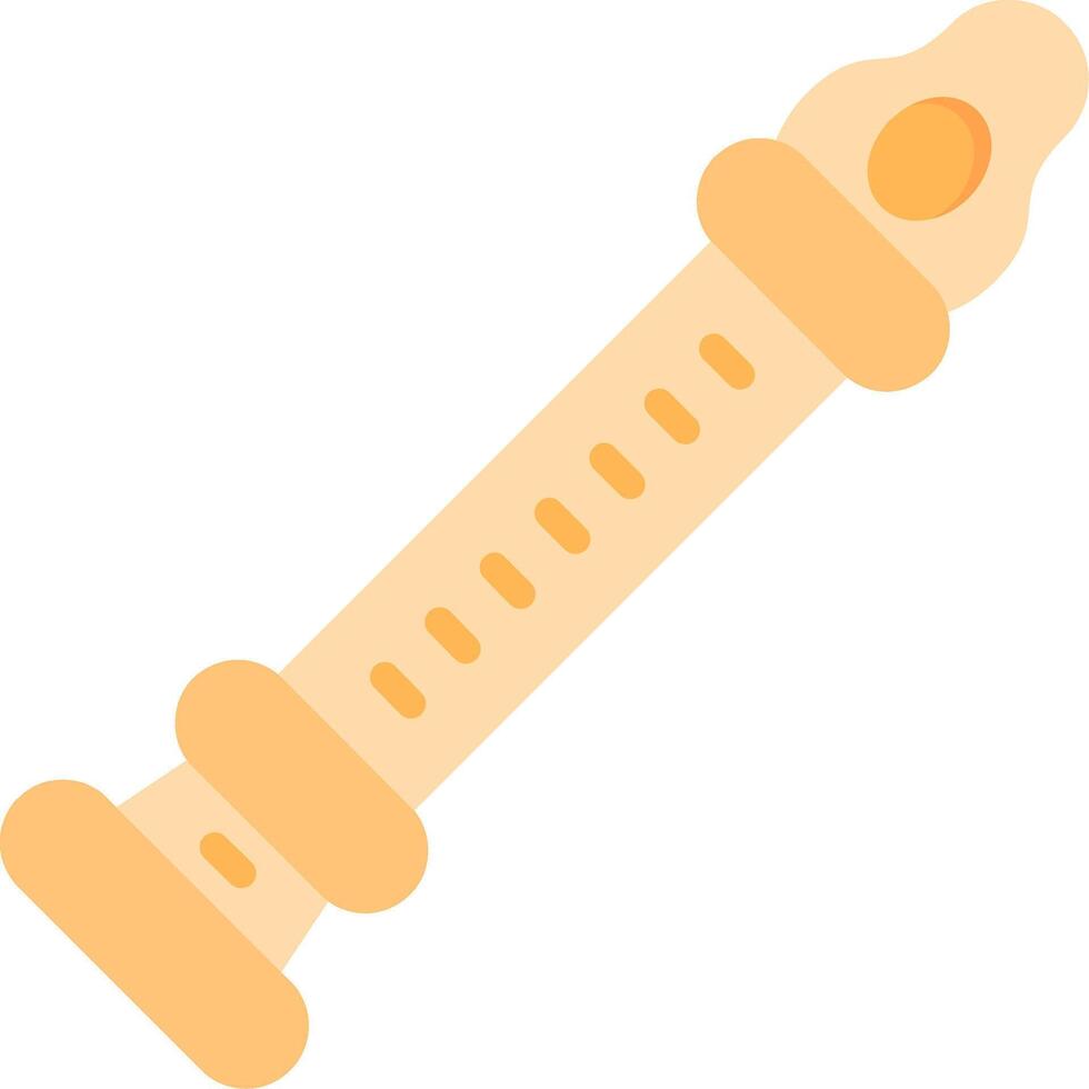 Flute Flat Icon vector