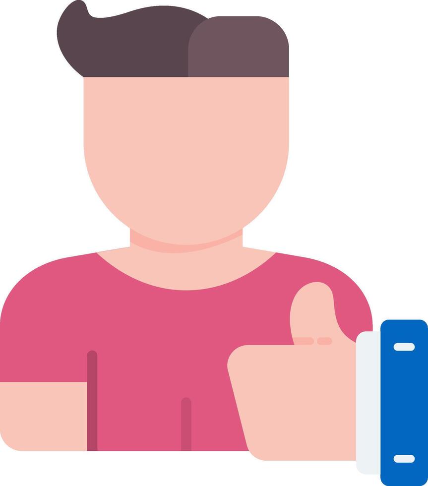 Customer Satisfaction Flat Icon vector
