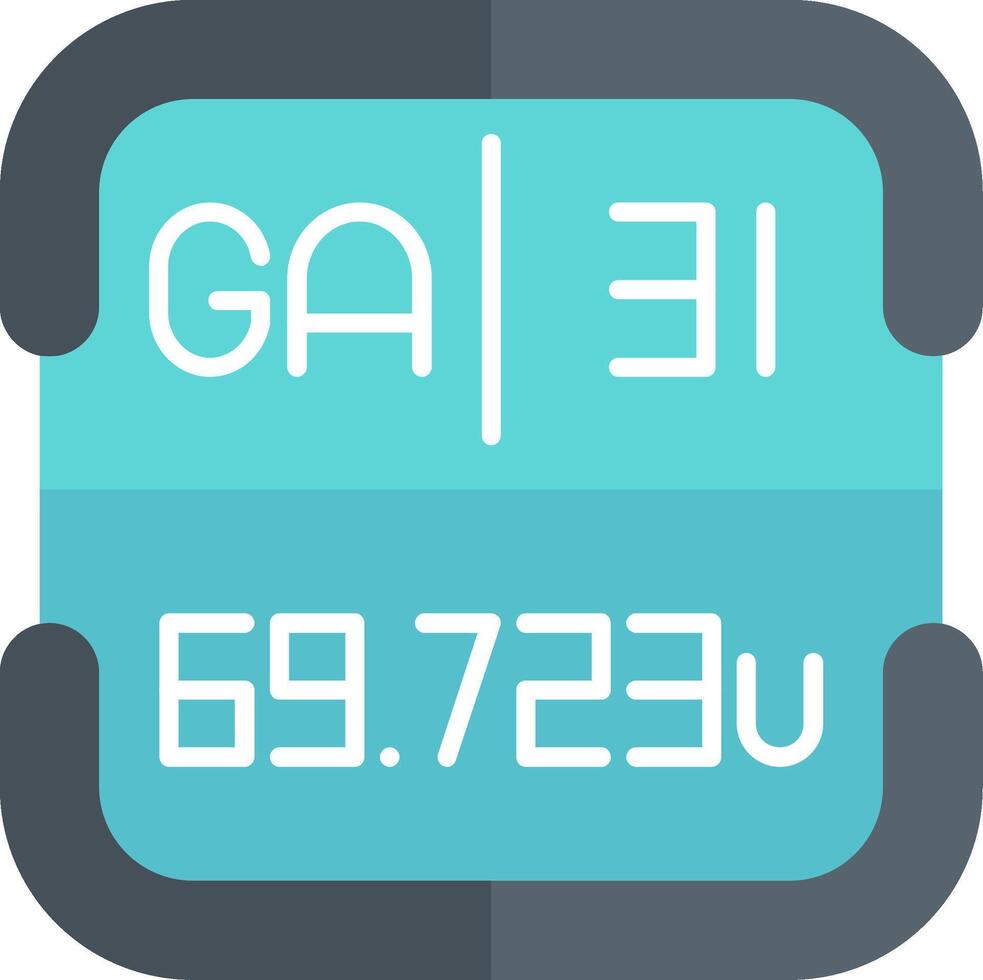 Gallium Periodic Table Element vector