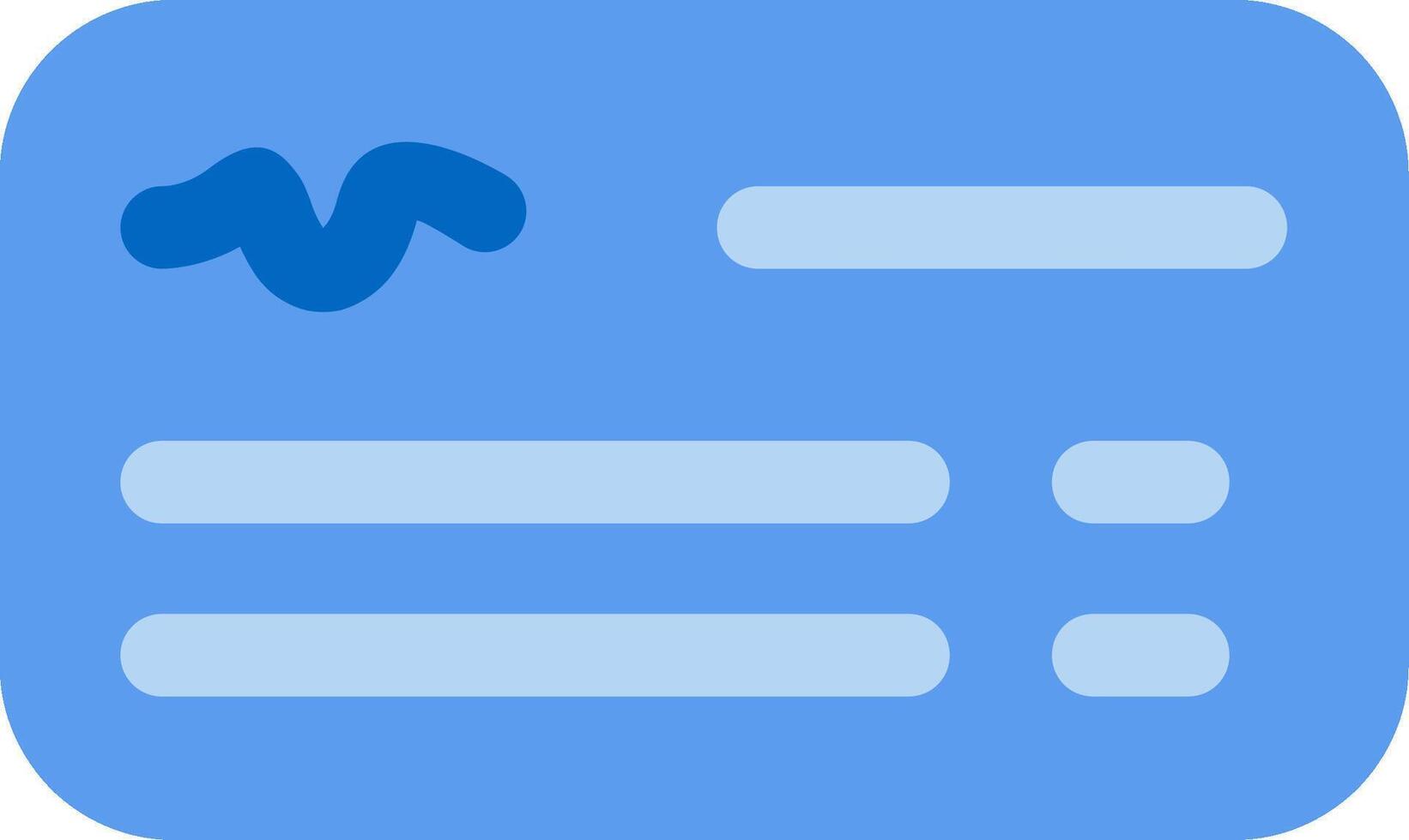 Money Check Flat Icon vector