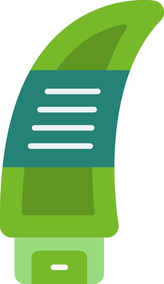 Aloe Vera Gel Flat Icon vector