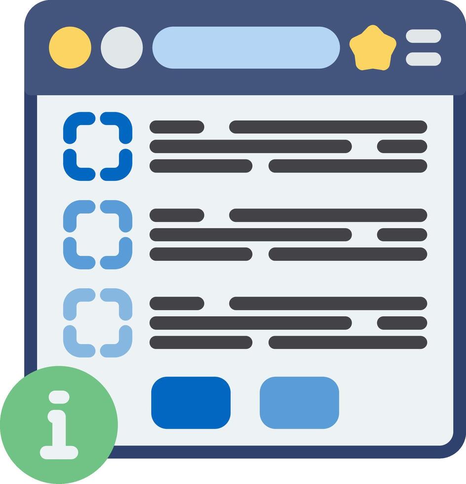 Terms And Conditions Flat Icon vector