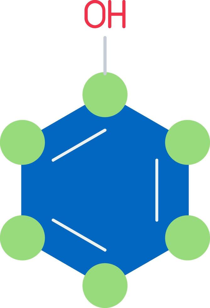Phenol Flat Icon vector