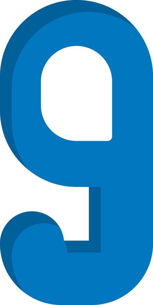 Small g Icon vector