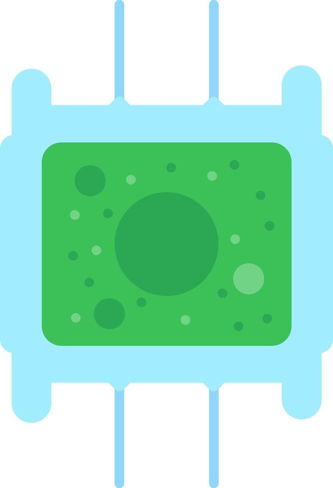 Dinoflagellate Biddulphia Flat Icon vector