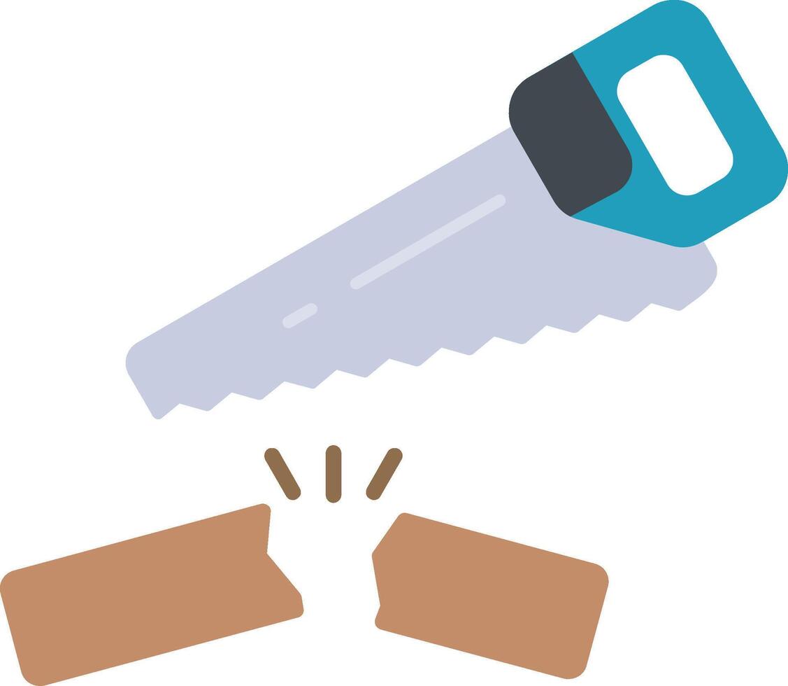 Handsaw Flat Icon vector