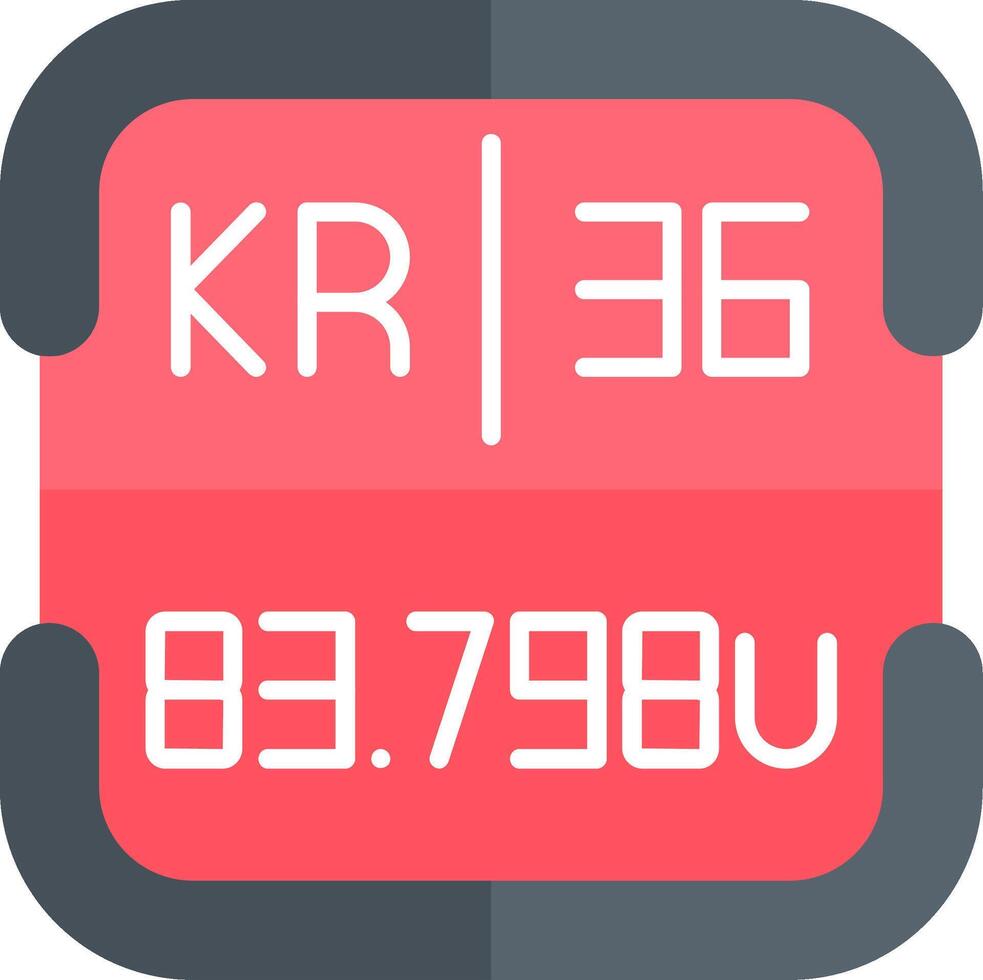 Krypton Periodic Table Element vector