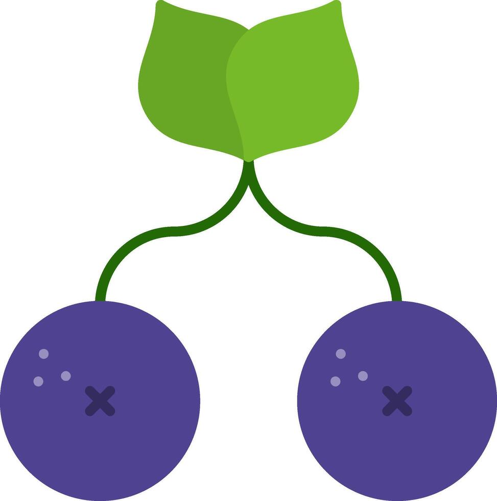 Currant Flat Icon vector
