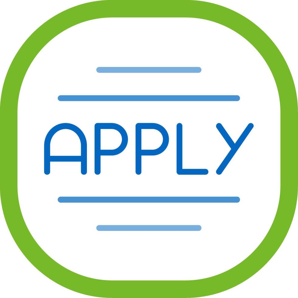Apply Flat Icon vector