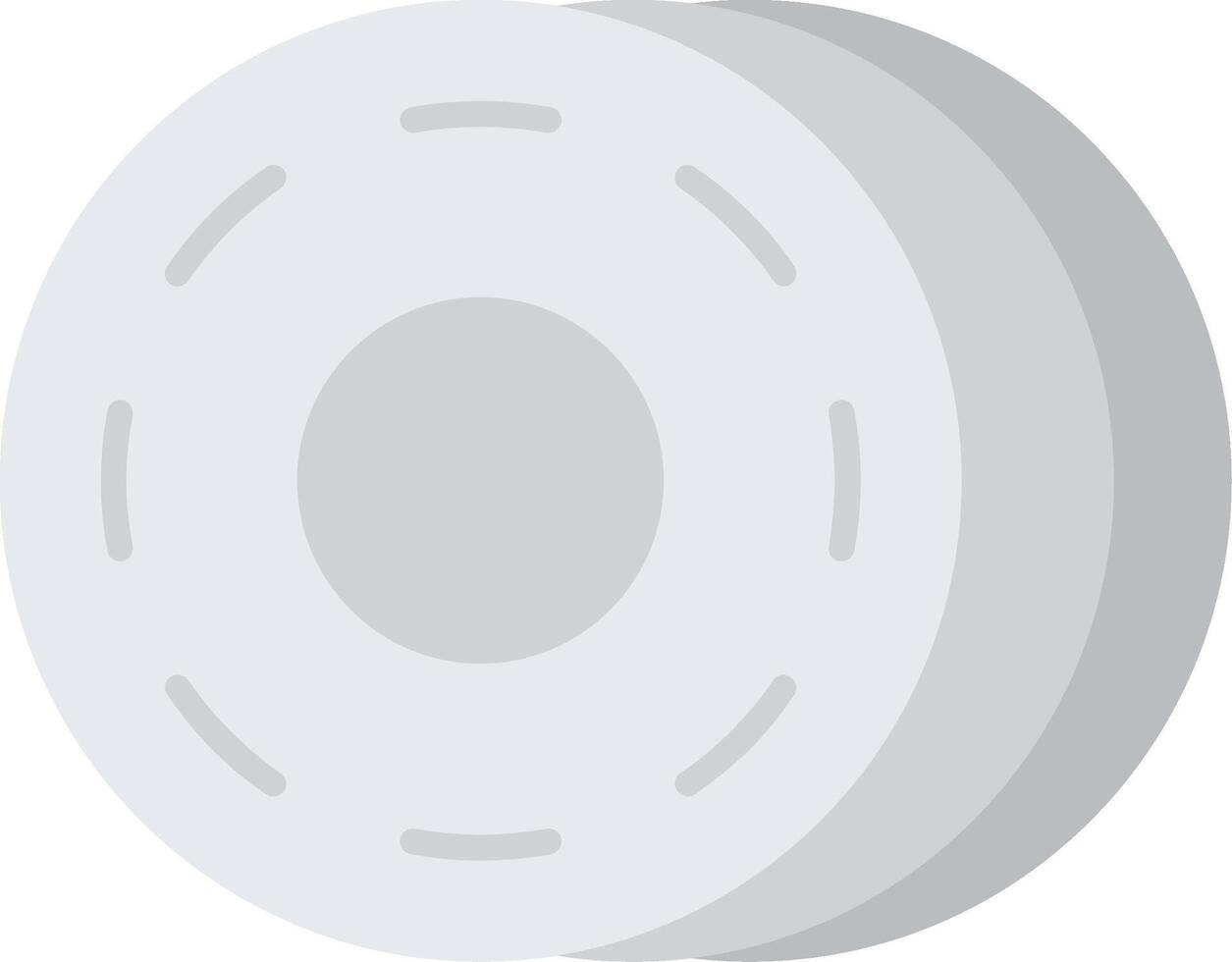 Reusable Cotton Rounds Flat Icon vector