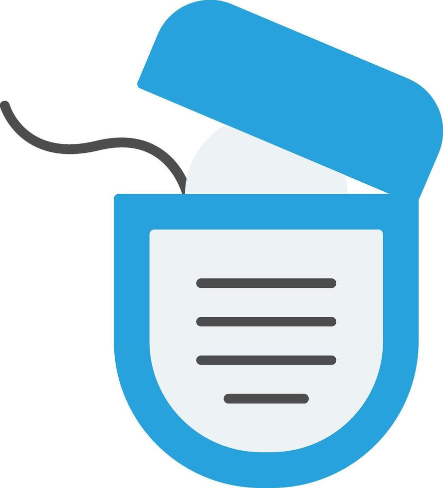 Dental Floss Flat Icon vector