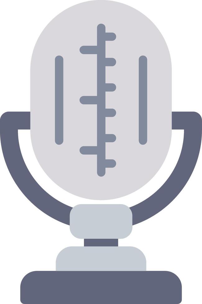 Microphone Flat Icon vector