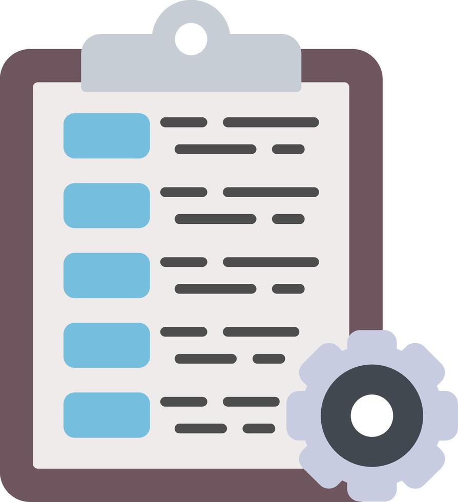 Automated Testing Flat Icon vector
