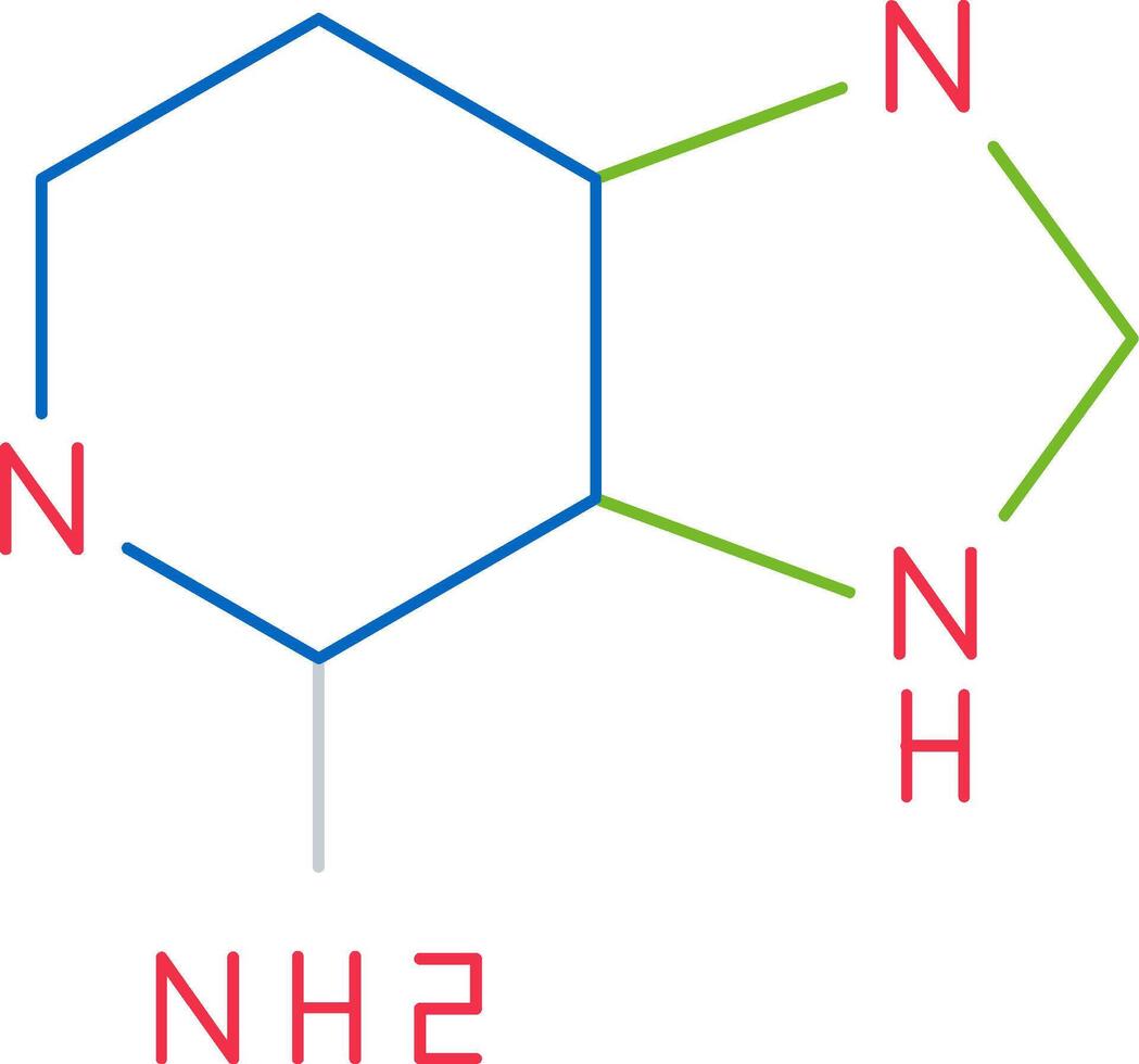 Adenine Flat Icon vector