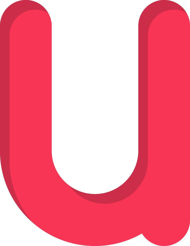 Small u Icon vector