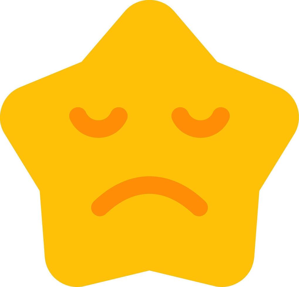 Sad Flat Icon vector