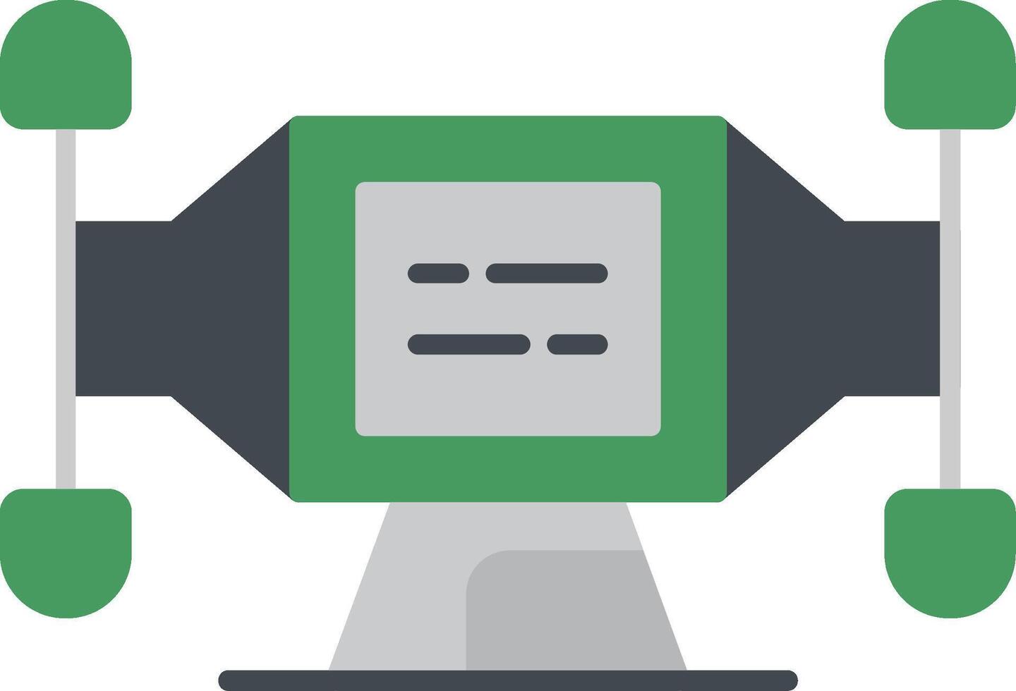 Bench Grinder Flat Icon vector