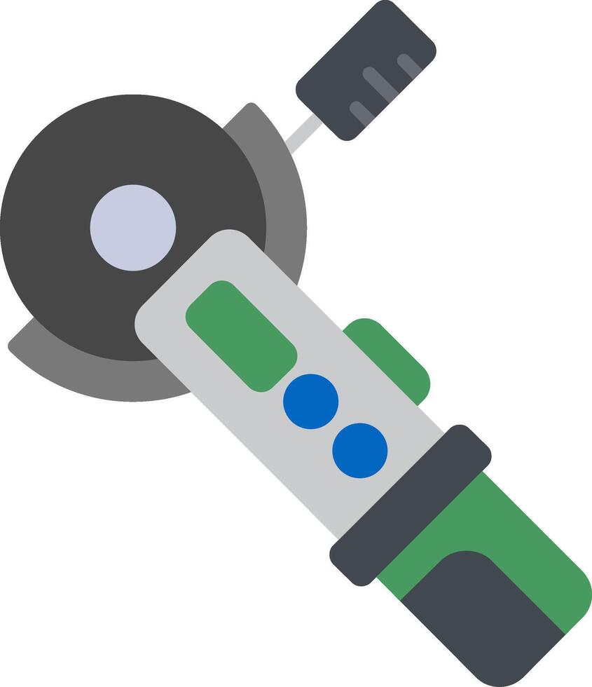 Die Grinder Flat Icon vector