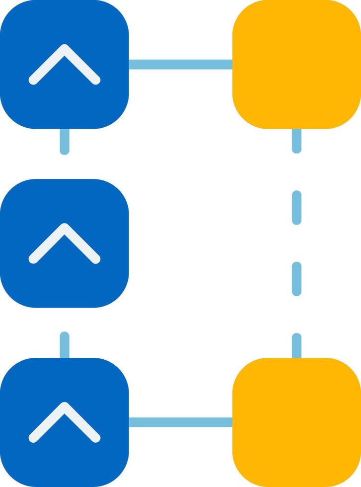 Swimlane Flat Icon vector